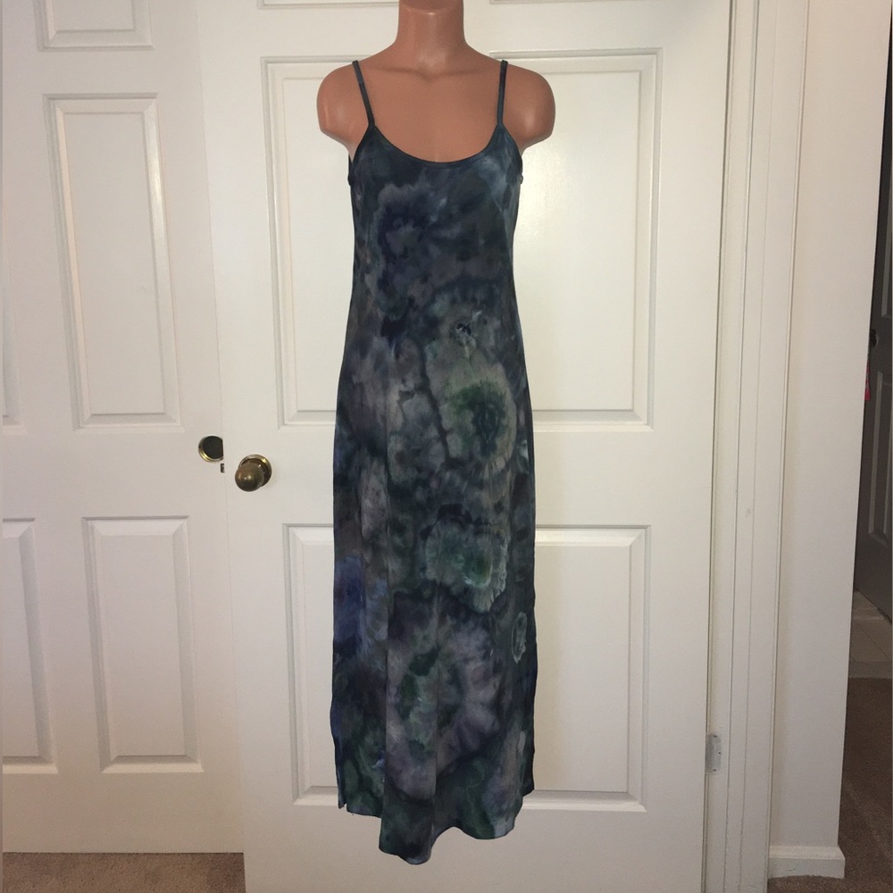 Custom Geode Tie Dyed Dharma Trading Co. dress Medium